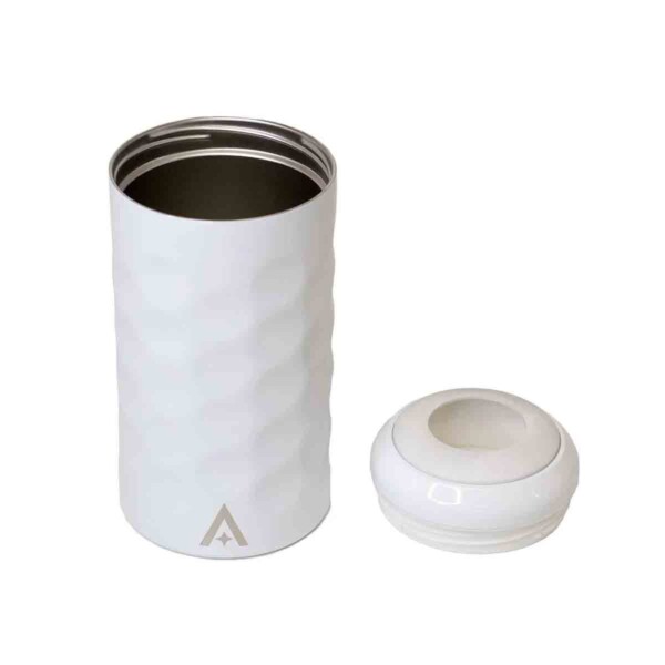 Wine & Champagne Bottle Cooler With Lid - White - Image 4