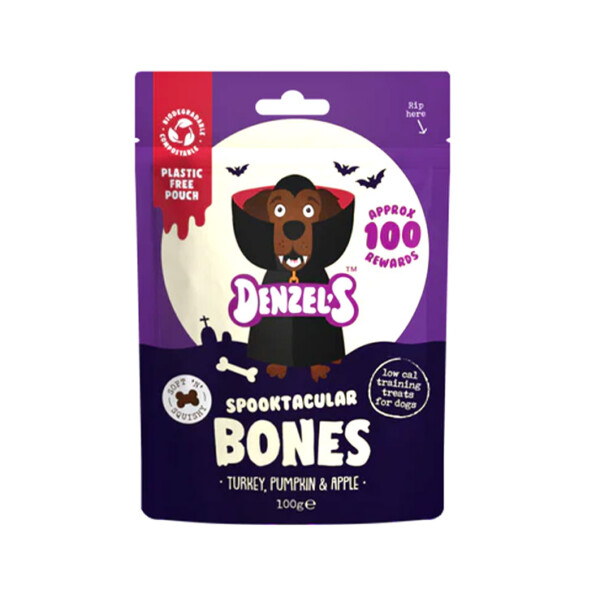 Spooktacular Bones Dog Bites - Turkey, Pumpkin & Apple