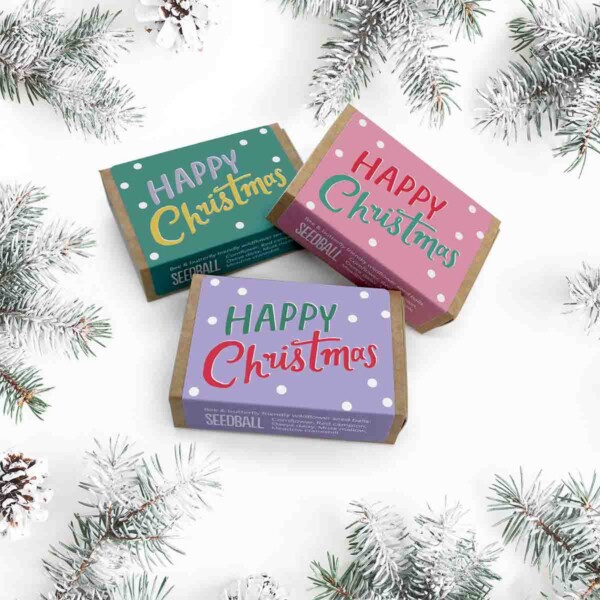 Happy Christmas Seedball Box - Image 2