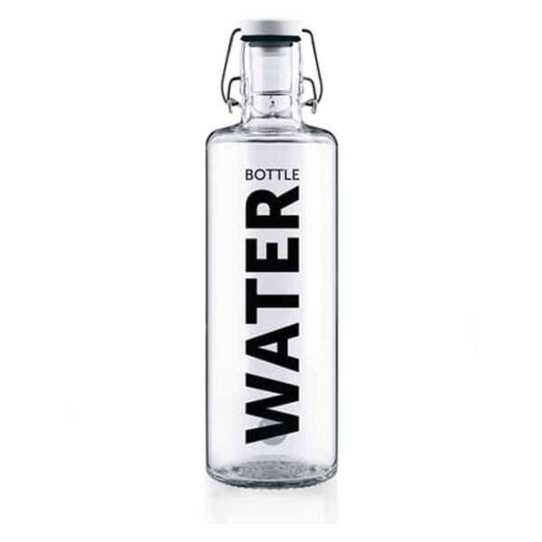 'Water Bottle' Glass Water Bottle - 1L