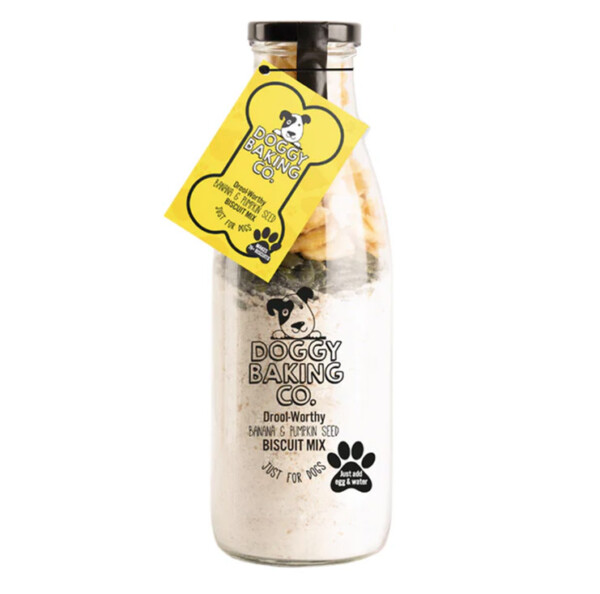 Pumpkin Seed & Banana Doggy Biscuit Mix