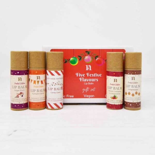 Lip Balm Gift Set - Five Festive Flavours