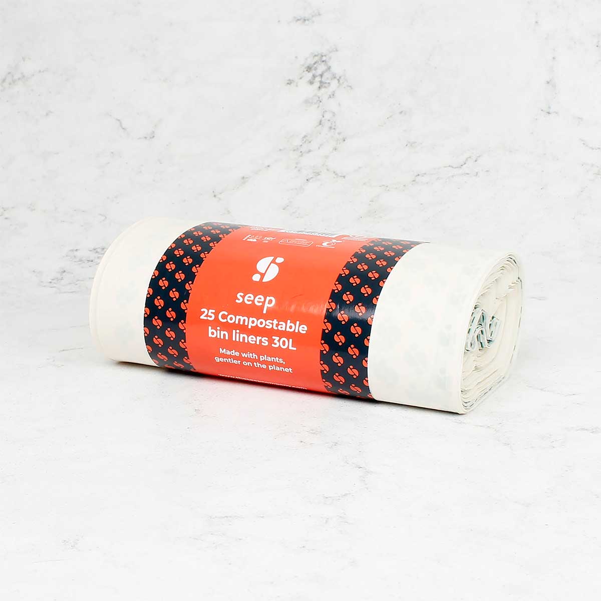 Compostable Bin Liners 30L 25 bags Peace With The Wild