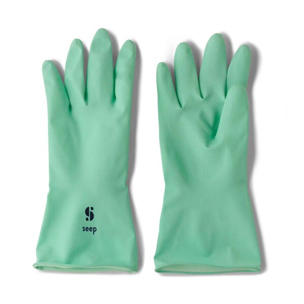 Eco Rubber Gloves - Turquoise - Image 2