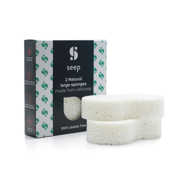 Large All-Purpose Cellulose Sponges - Pack of 2