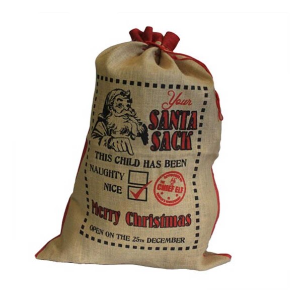 Jute Gift Sack - This Child Has Been.. Nice!