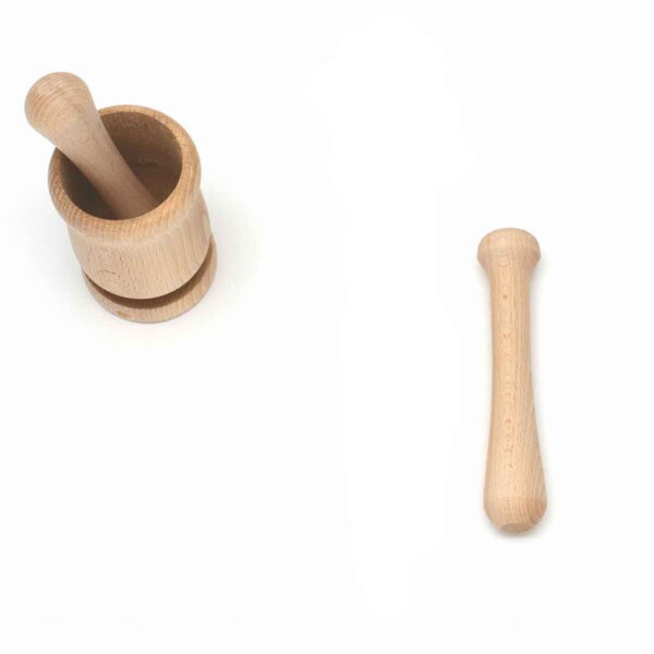 Wooden Pestle and Mortar - Image 2