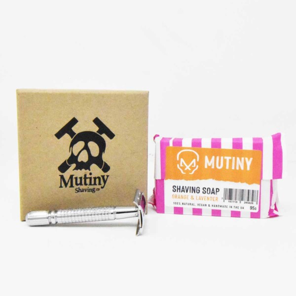 Mini Safety Razor Kit - Orange & Lavender
