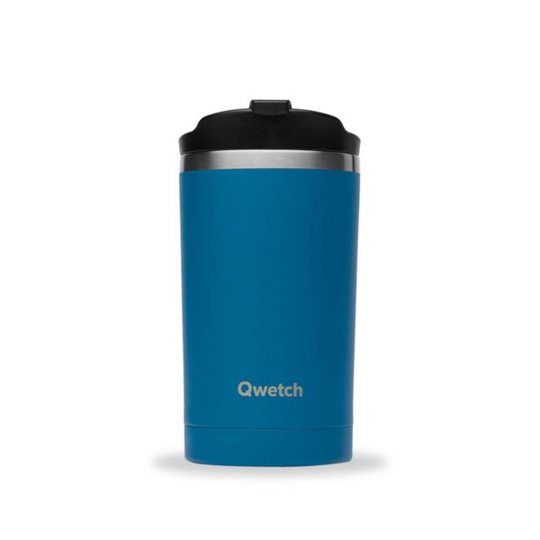 Insulated Travel Mug - Matt Blue - Image 2