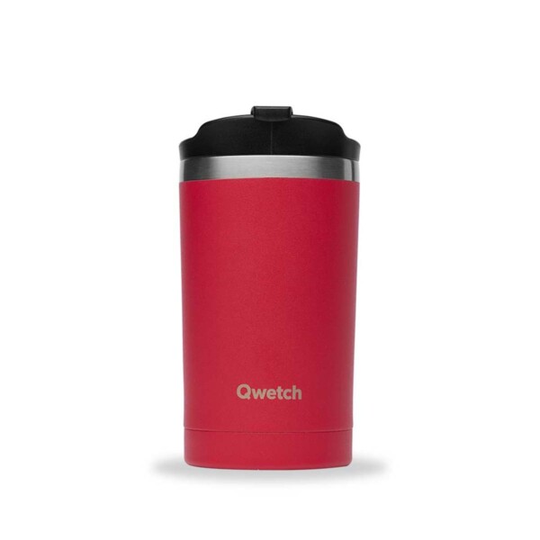 Insulated Travel Mug - Matt Raspberry - Image 2