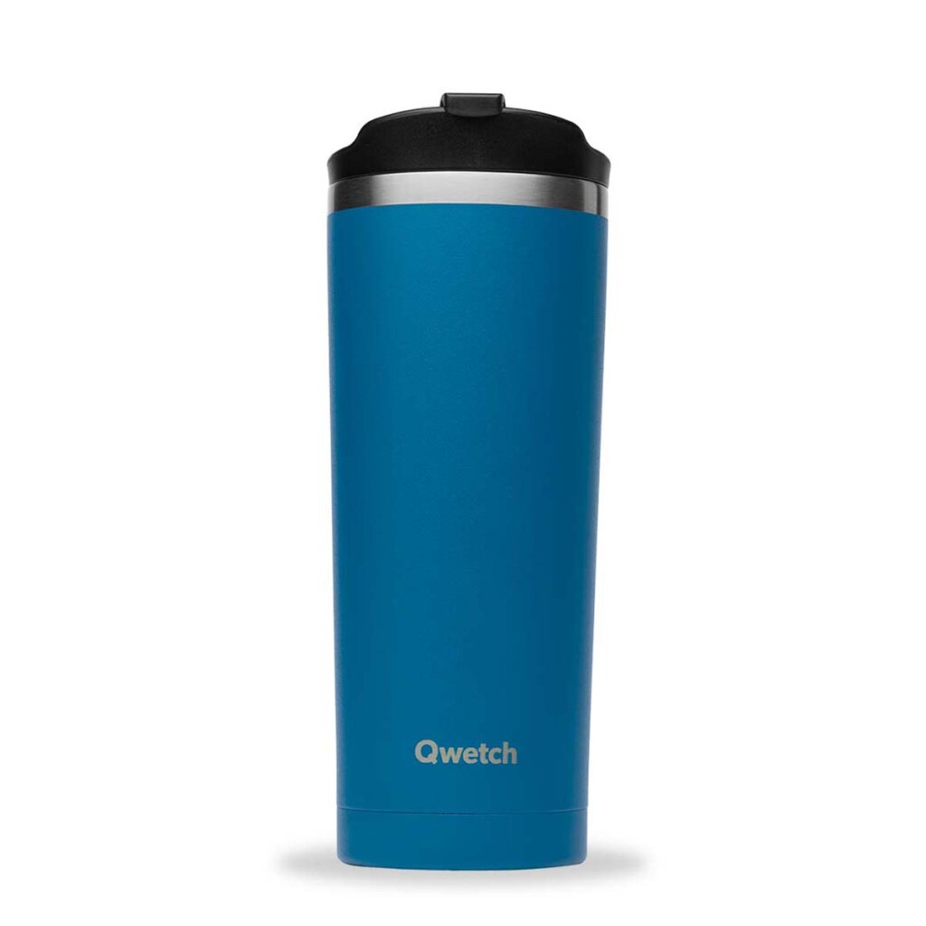 Insulated Travel Mug Matt Blue Peace With The Wild