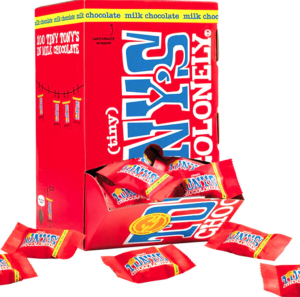 Tiny Tony's Milk Chocolate - 100 Pieces