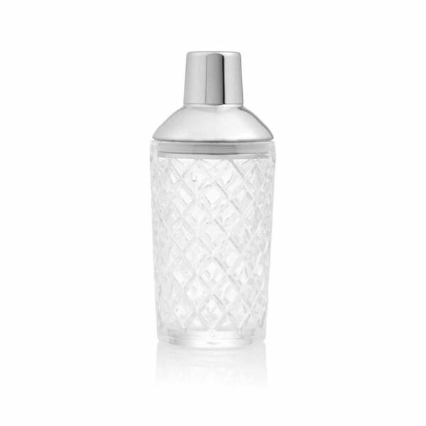 Silver Glass Cocktail Shaker - Image 2