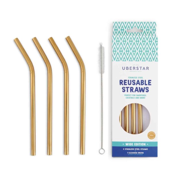 Reusable Straws - Gold
