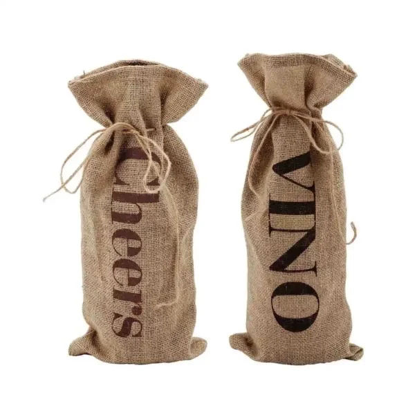 Twine Jute Wine Bottle Sack - Image 5