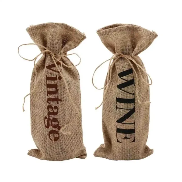 Twine Jute Wine Bottle Sack