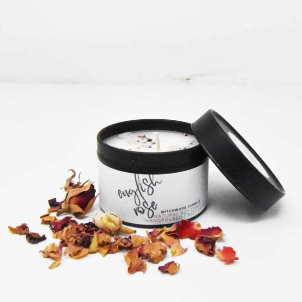 Rose & Vanilla Soy Wax Candle - 100ml