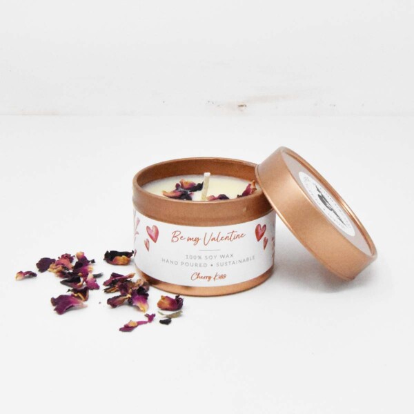 Be My Valentine Soy Wax Candle 100ml - Cherry Kiss