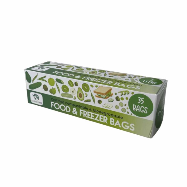 Eco Green Living Freezer & Food Bags - 2L