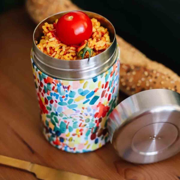 Insulated Stainless Steel Food Jar - Arty 600ml - Image 3