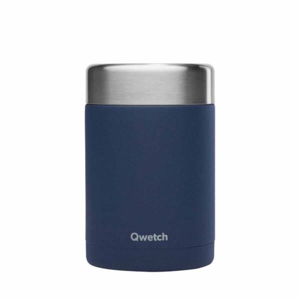 Insulated Stainless Steel Food Jar - Granite Blue 600ml