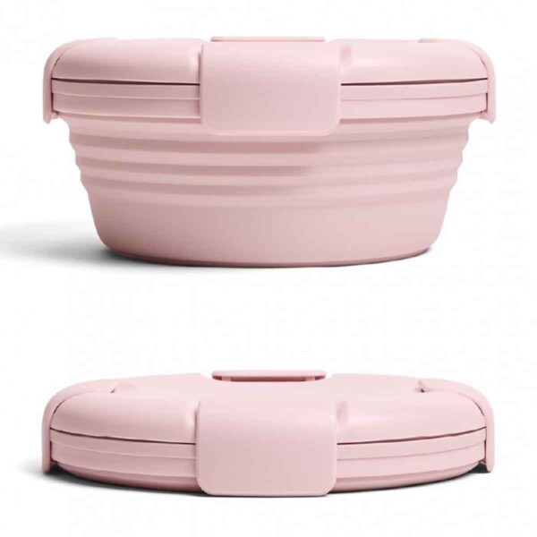 1.1L Collapsible Bowl - Carnation Pink