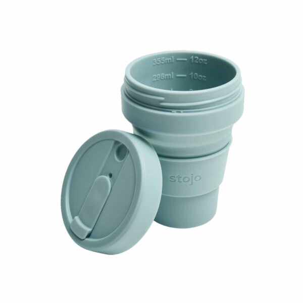 Collapsible Pocket Cup 12oz - Aquamarine - Image 2