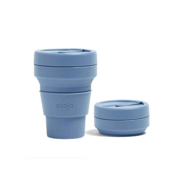 Collapsible Pocket Cup 12oz - Steel Blue