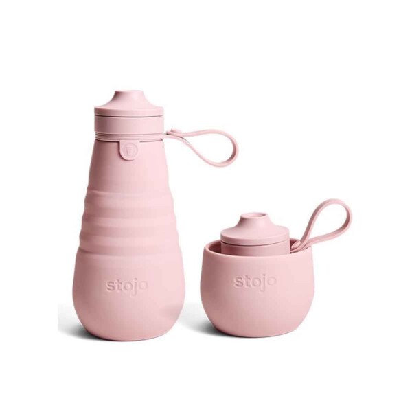 Collapsible Sports Bottle 590ml - Carnation Pink
