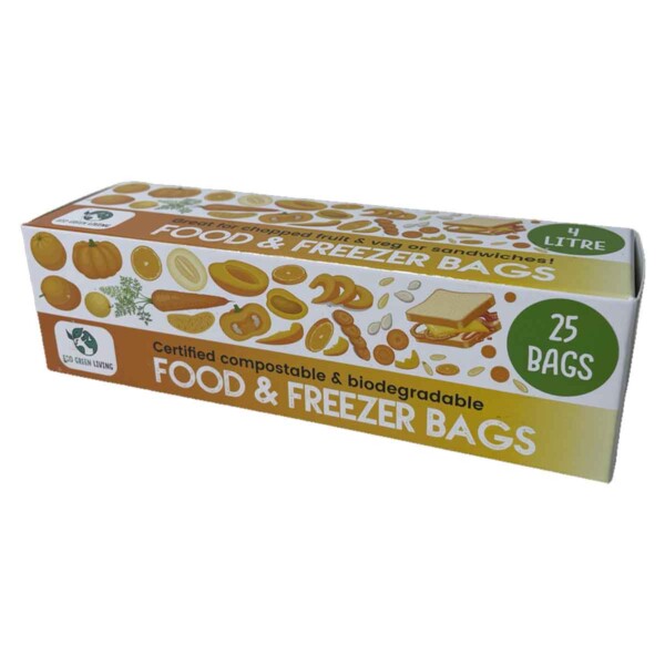 Eco Green Living Freezer & Food Bags - 4L