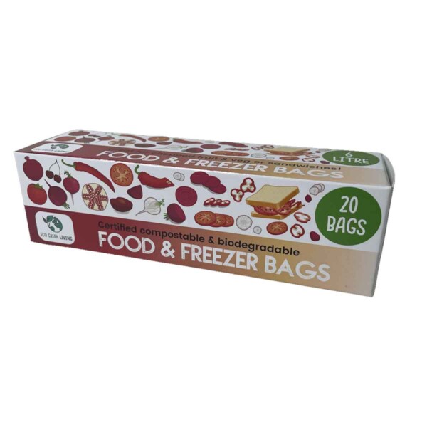 Eco Green Living Freezer & Food Bags - 6L