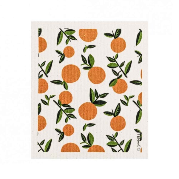 Sponge Cloth - Citrus Orange