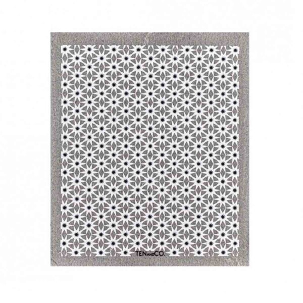Sponge Cloth - Starburst Grey
