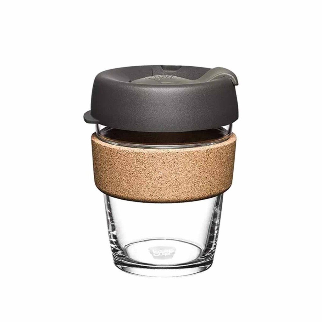 Keepcup Grey Glass Coffee Cup 12oz