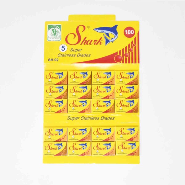 Shark Safety Razor Blades - 100 Hanging Pack