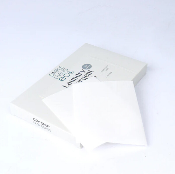 Natural Laundry Detergent Sheets Coconut - 32 Sheets - Image 2