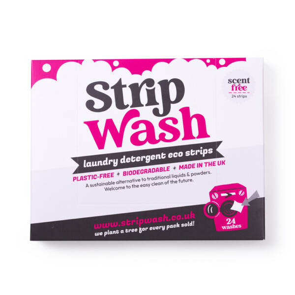 StripWash Laundry Detergent Sheets - Scent Free - 24 Sheets