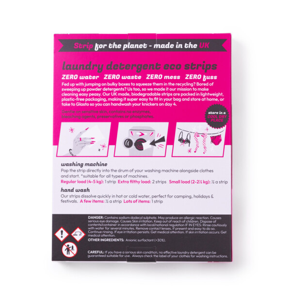 StripWash Laundry Detergent Sheets - Scent Free - 24 Sheets - Image 3