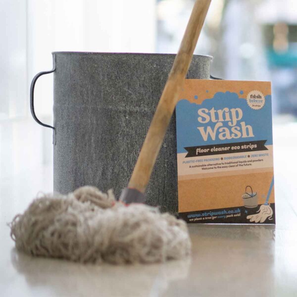 StripWash Floor Cleaner Sheets - Fresh Breeze - 24 Sheets - Image 2