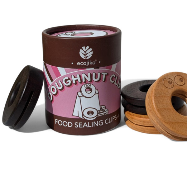 Wooden Plastic Free Food Clips - 4 Pack
