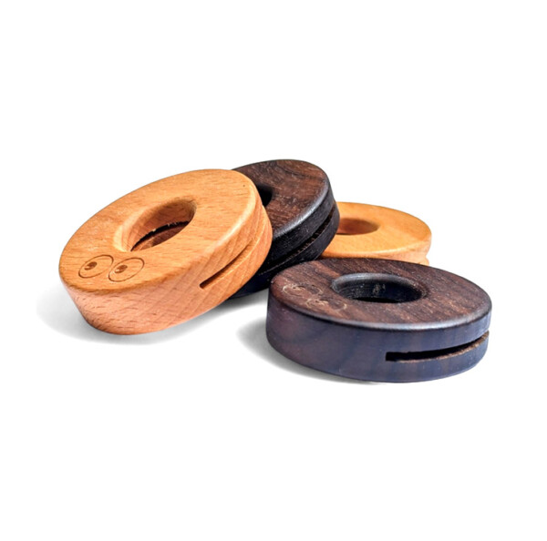 Wooden Plastic Free Food Clips - 4 Pack - Image 3