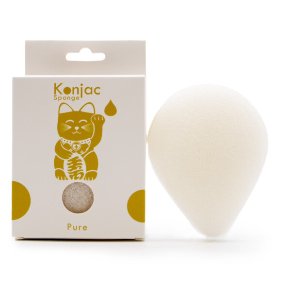 Teardrop Konjac Sponge - Natural - Sensitive
