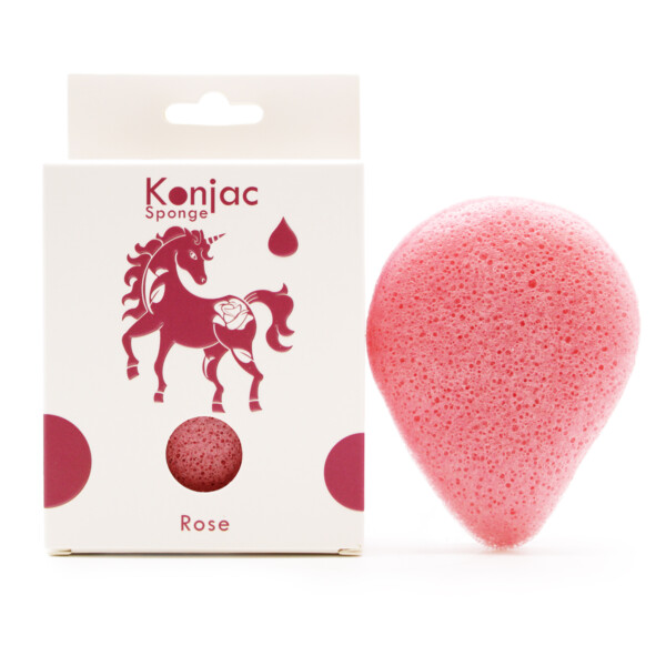 Teardrop Konjac Sponge - Rose - Anti Aging