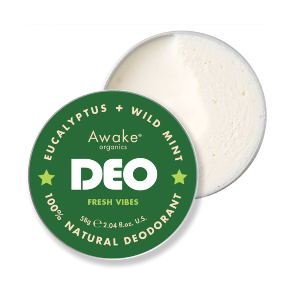 Natural Deodorant Tin - Eucalyptus & Wild Mint (Soda Free)