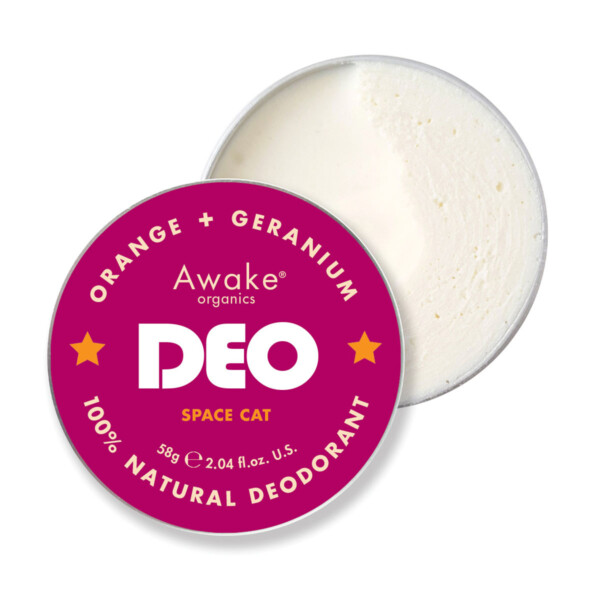 Natural Deodorant Tin - Sweet Orange & Geranium (Soda Free)