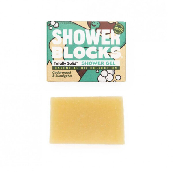 Shower Block - Essential Oil Collection - Cedarwood & Eucalyptus 100g