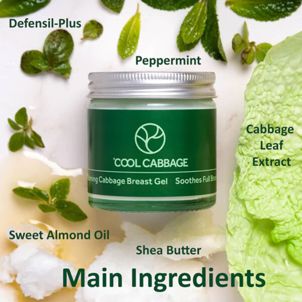 Calming Cabbage Breast Gel 60ml - Image 3