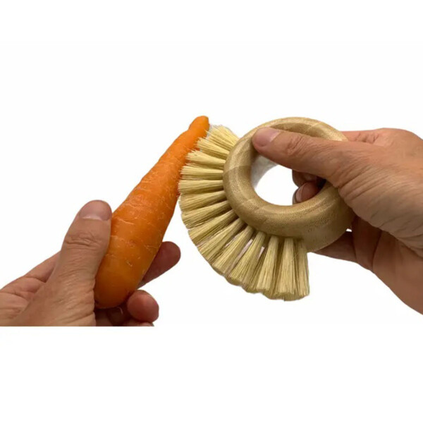 Bamboo Vegetable Brush - Image 3