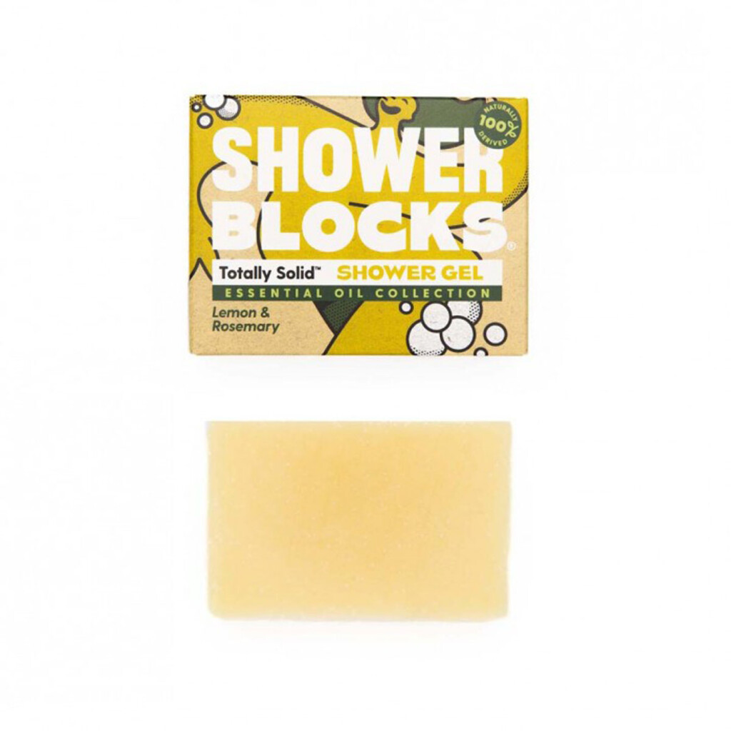 Shower Block Essential Oil Collection Lemon & Rosemary 100g Peace