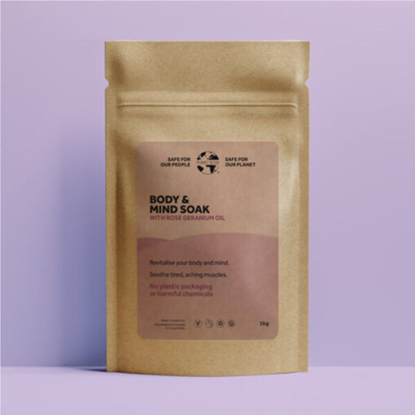 Body & Mind Bath Soak - Rose Geranium